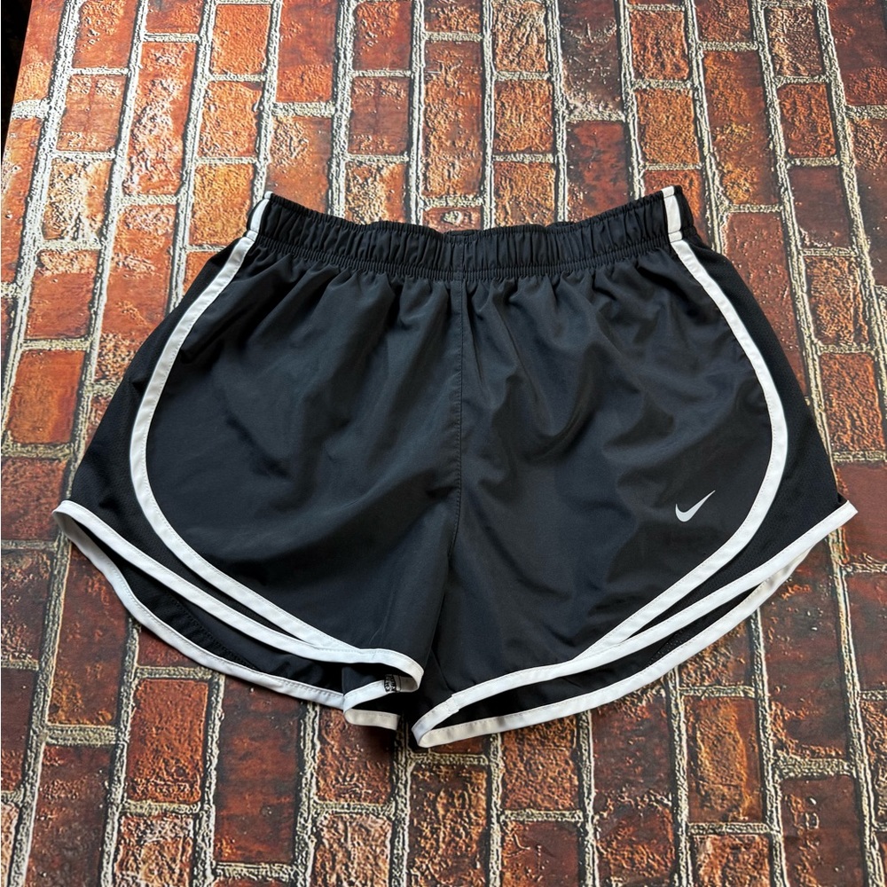 Nike Black and White Athletic Shorts for Women
